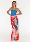 Iroha Strapless Maxi Dress - Twilight Petal